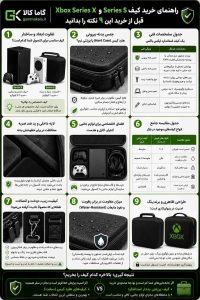 چک لیست خرید کیف کنسول بازی ایکس باکس سری ایکس و اس