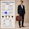 کیف اداری مردانه چرم طبیعی مدل دیپلمات | ارسال رایگان