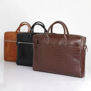 کیف اداری مردانه چرم طبیعی مدل F02