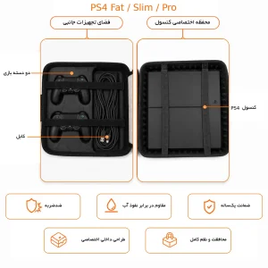 کیف PS4 برند نهل مدل کلاسیک