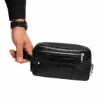کیف دستی مردانه چرم طبیعی رمزدار مدل شوزبگ