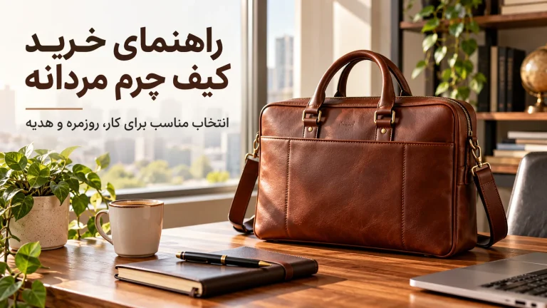 راهنمای خرید کیف چرم مردانه برای کار، استفاده روزمره و هدیه