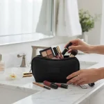 کیف آرایشی بنددار بونو مدل 5081 طرح کنف