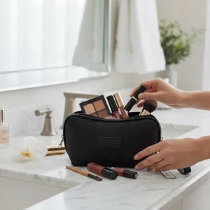 کیف آرایشی بنددار بونو مدل 5081 طرح کنف